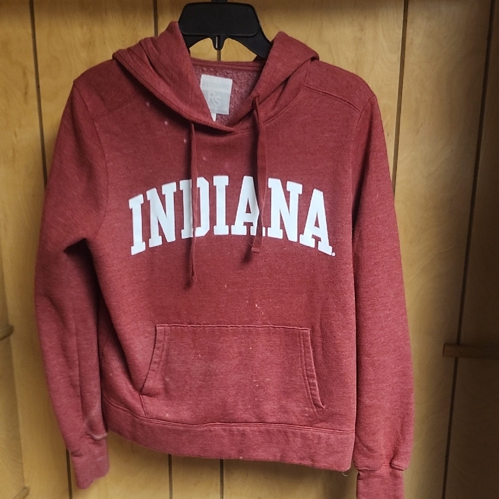 Red University Of Indiana Hoodie